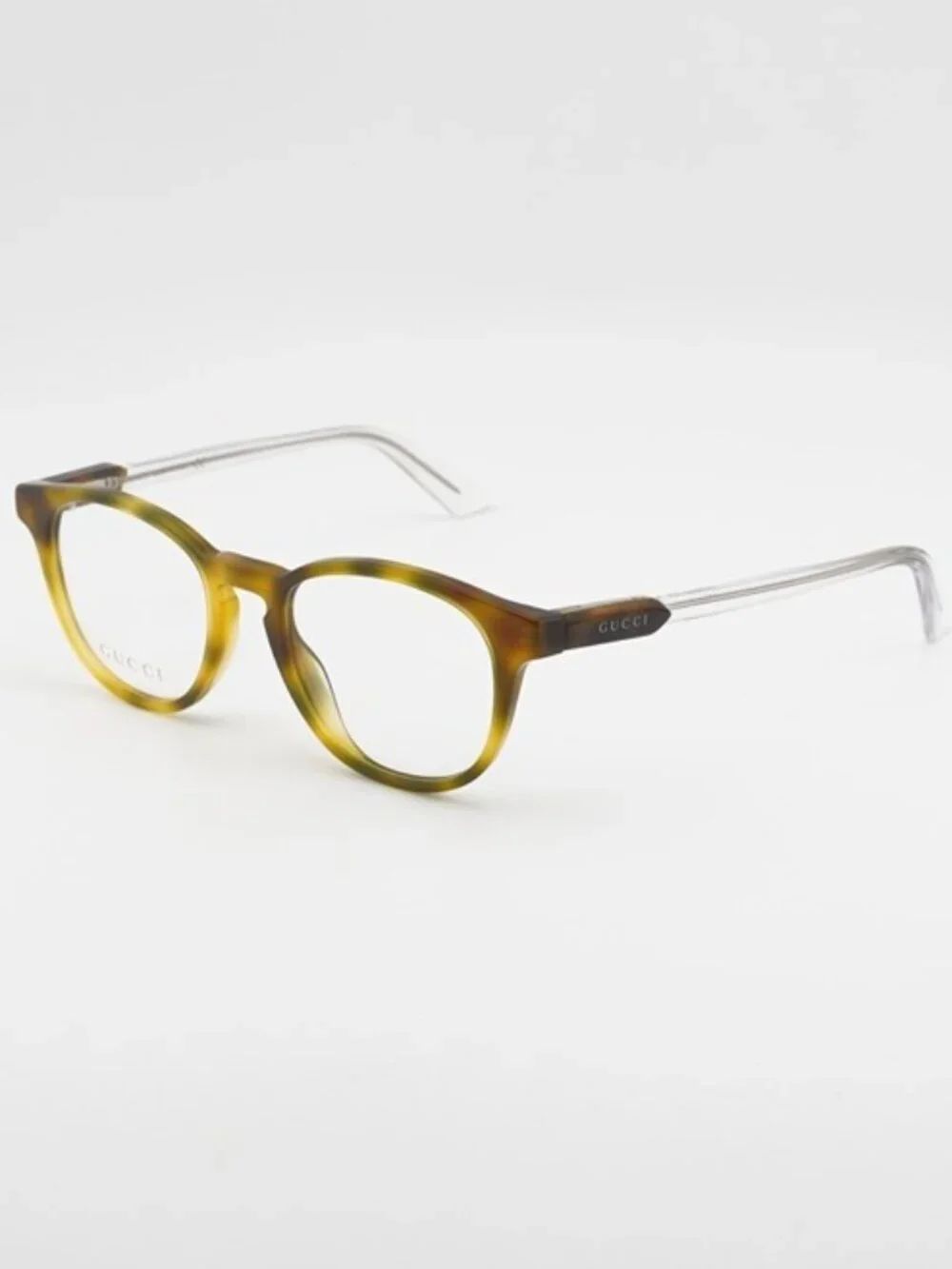 Gucci GG0491O 003 Eyeglasses Havana 49mm Round Frame